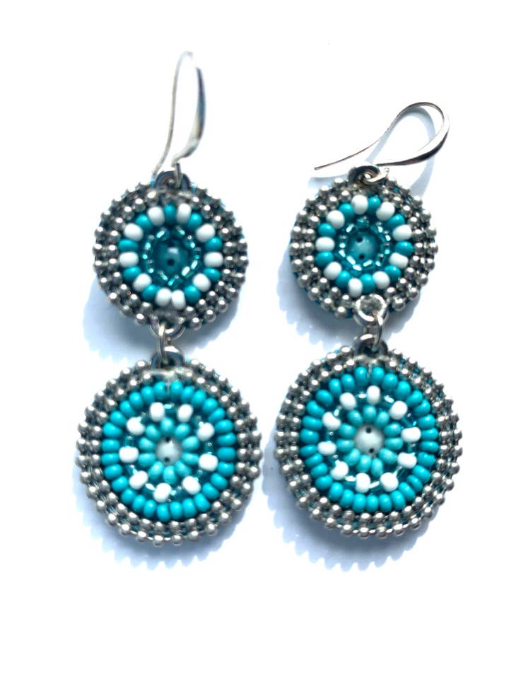 Erik & Mike - Wholesale Dangle Earrings - Seed bead Earrings Ocean