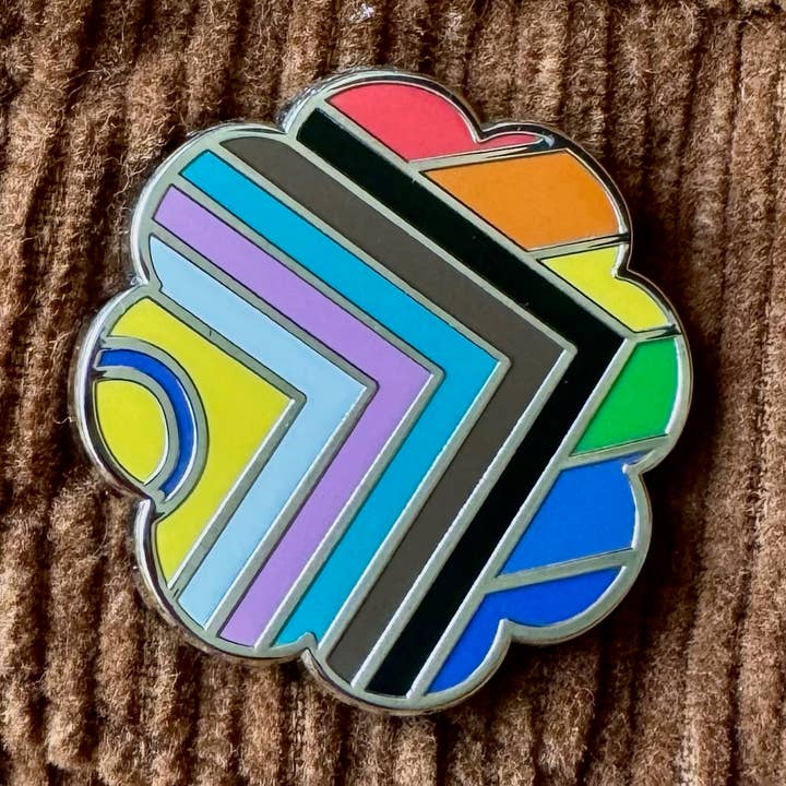 'Love Is Love' Hard Enamel Pin for wholesale by Jen James Design