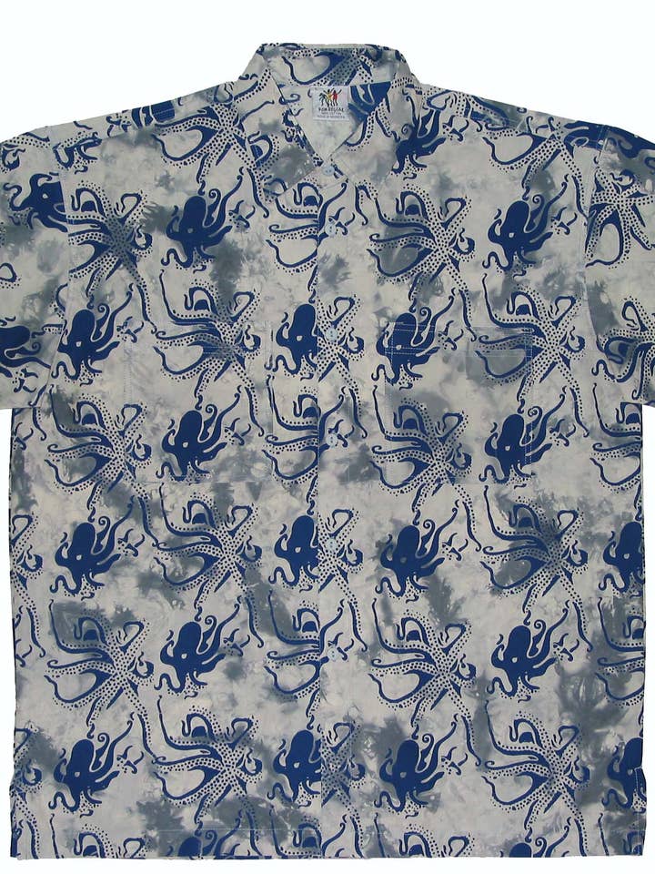 Cabana Shirt met lage rolletjes voor wholesale door Rum Reggae Clothing