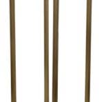 Guld järn fyrkantig stativ (24 ”Hx7"W) för wholesale av S.N.K. Home Decor