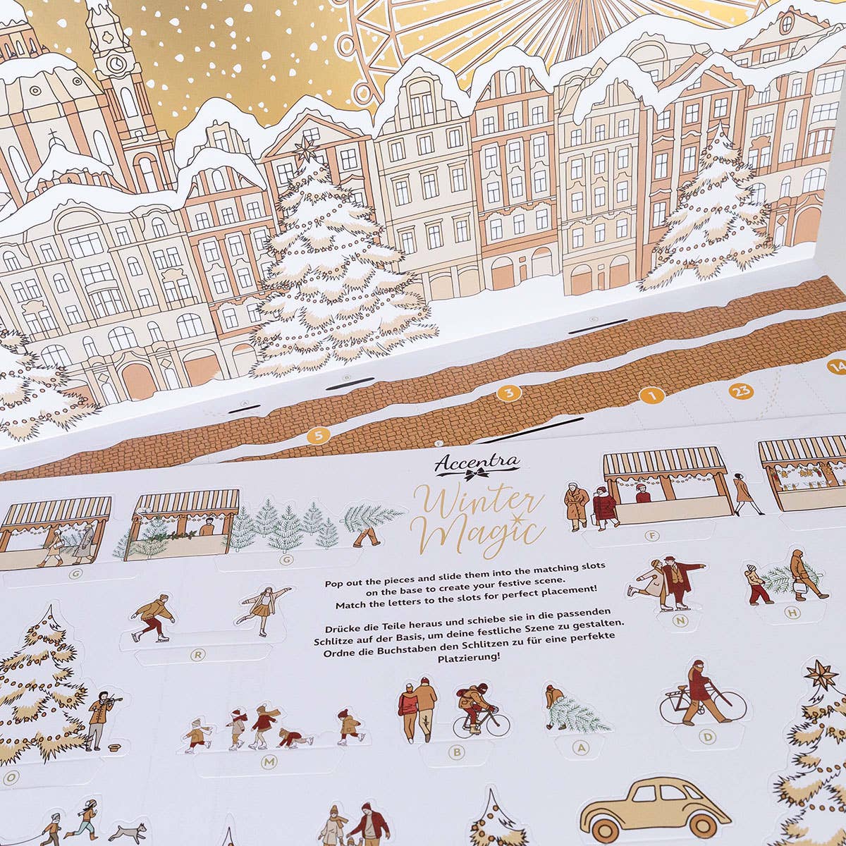 Accentra - Wholesale Advent Calendar - Advent calendar WINTER MAGIC in a foldable box4