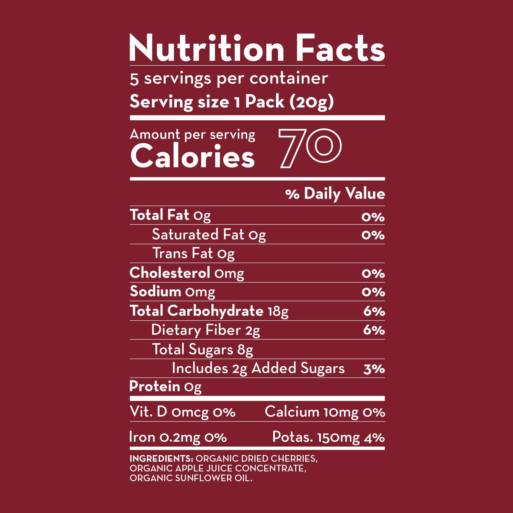 Sunny Fruit - Wholesale Dried/Dehydrated Fruit - Organic Dried Tart Cherries - No Refined Sugar, Vegan Snack2