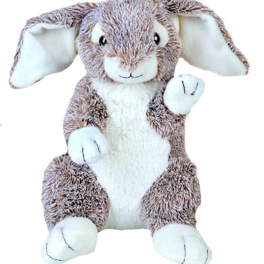 Grey Bunny enregistrable de 15 pouces avec enregistreur de 20 secondes pour la vente par BEARegards, LLC