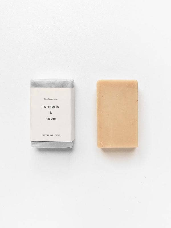 Neem and Turmeric Soap for wholesale by Fifth Origins