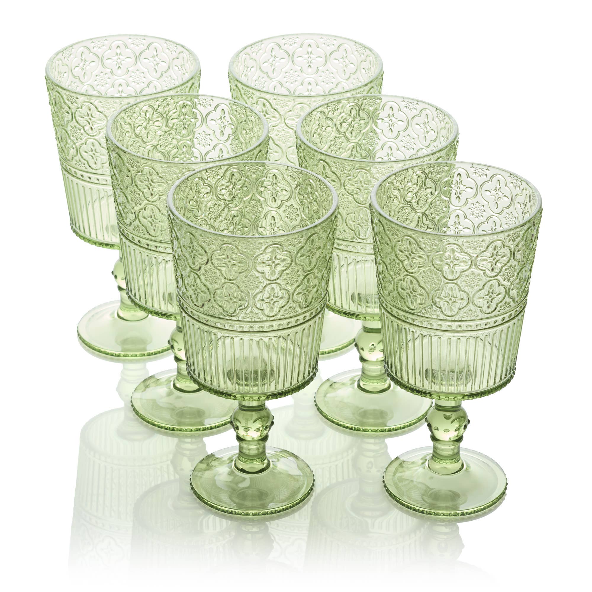 Certified International - Wholesale Drinking Glass/Cup - Victoria Green Acrylic All Purpose Goblet 14 oz.2