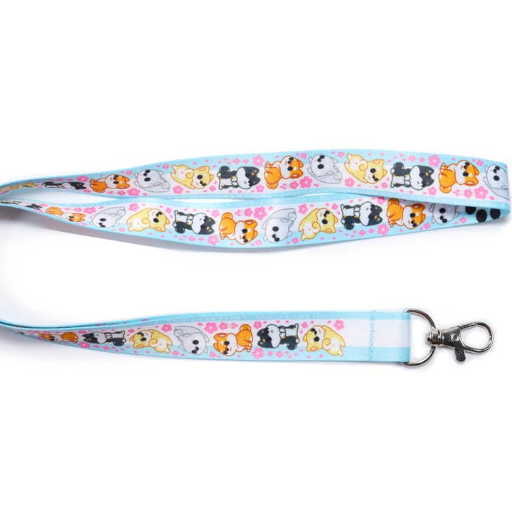 Emii Creations - Wholesale Lanyard - Unisex - Shiba Pattern Lanyard Key & ID Holder4