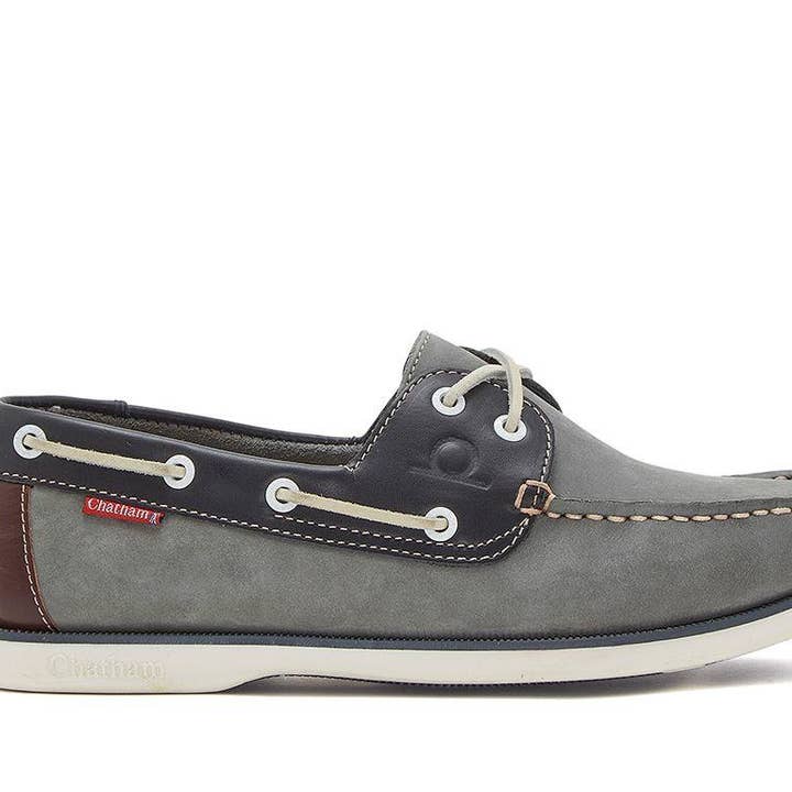 Chatham Men's Whitstable Boat Shoes in 5 Color Options 6 to 15 for wholesale by Brooklyn Big & Tall