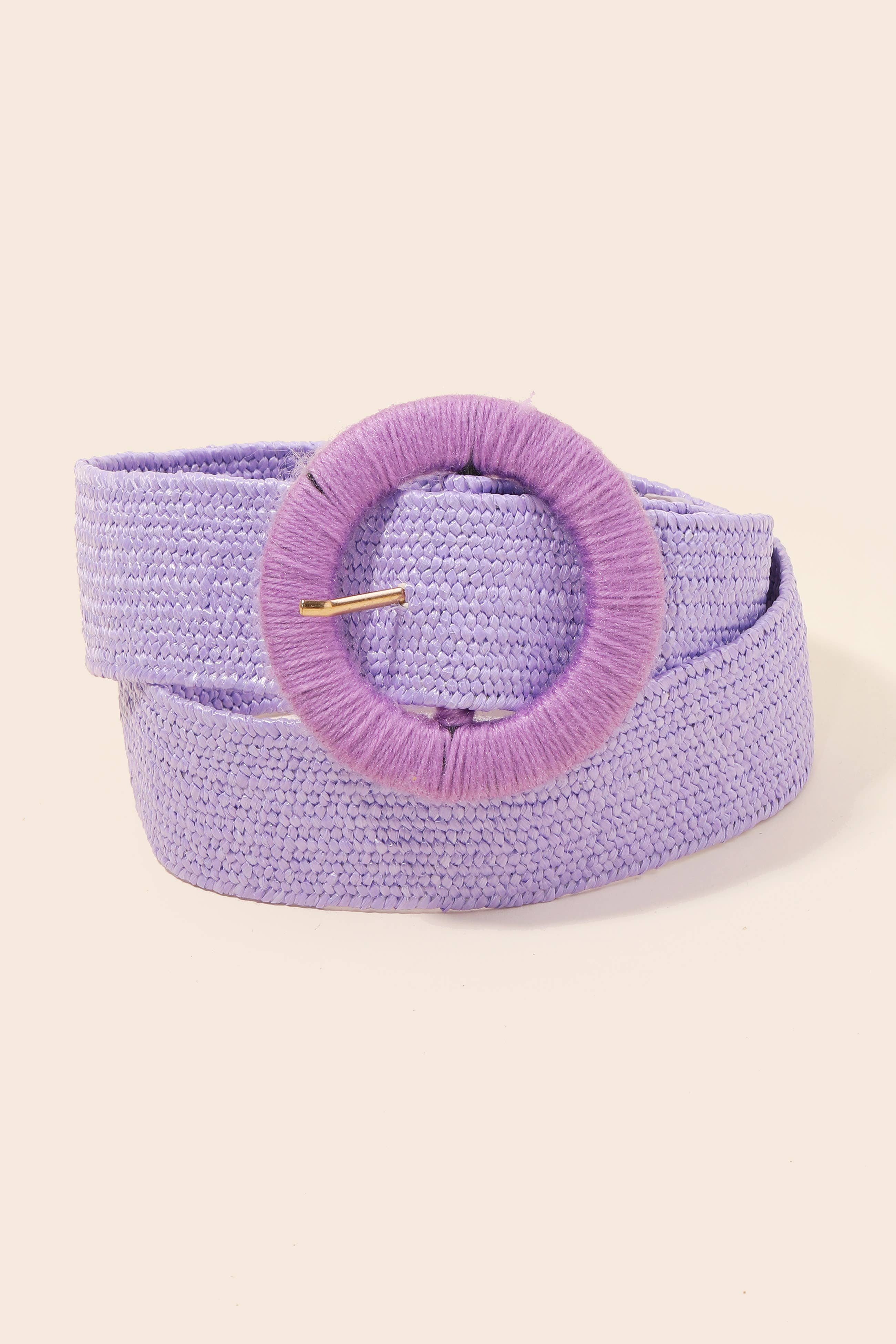 Anarchy Street – wholesale Belt – Women's – Round Buckle Braided Belt7