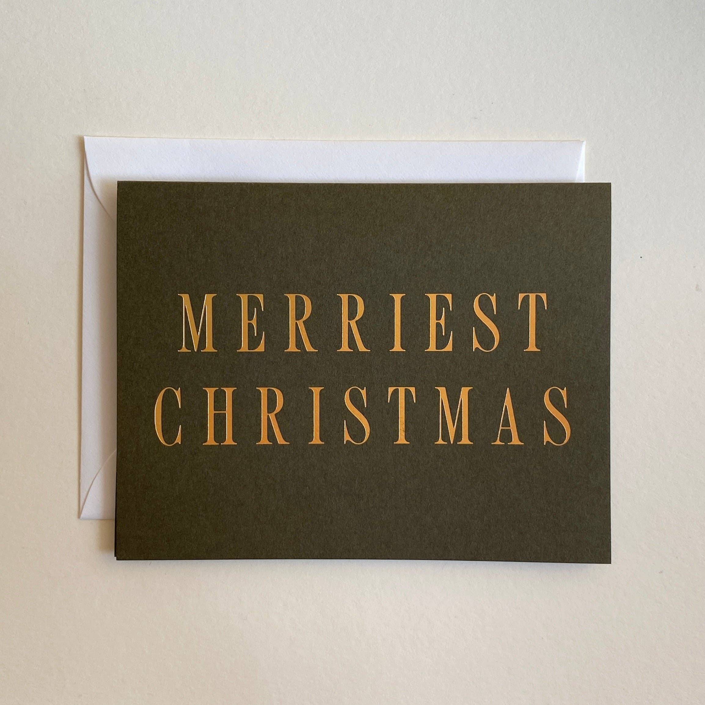 Jaymes Paper - Wholesale Christmas Card - Merriest Christmas No. 117