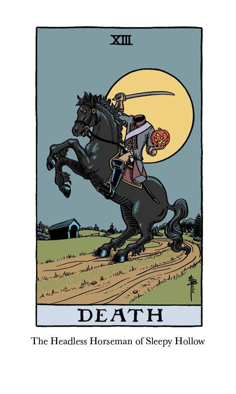 REDFeather - Wholesale Tarot Cards - The Legend of Sleepy Hollow Tarot —Headless Horseman Edition7