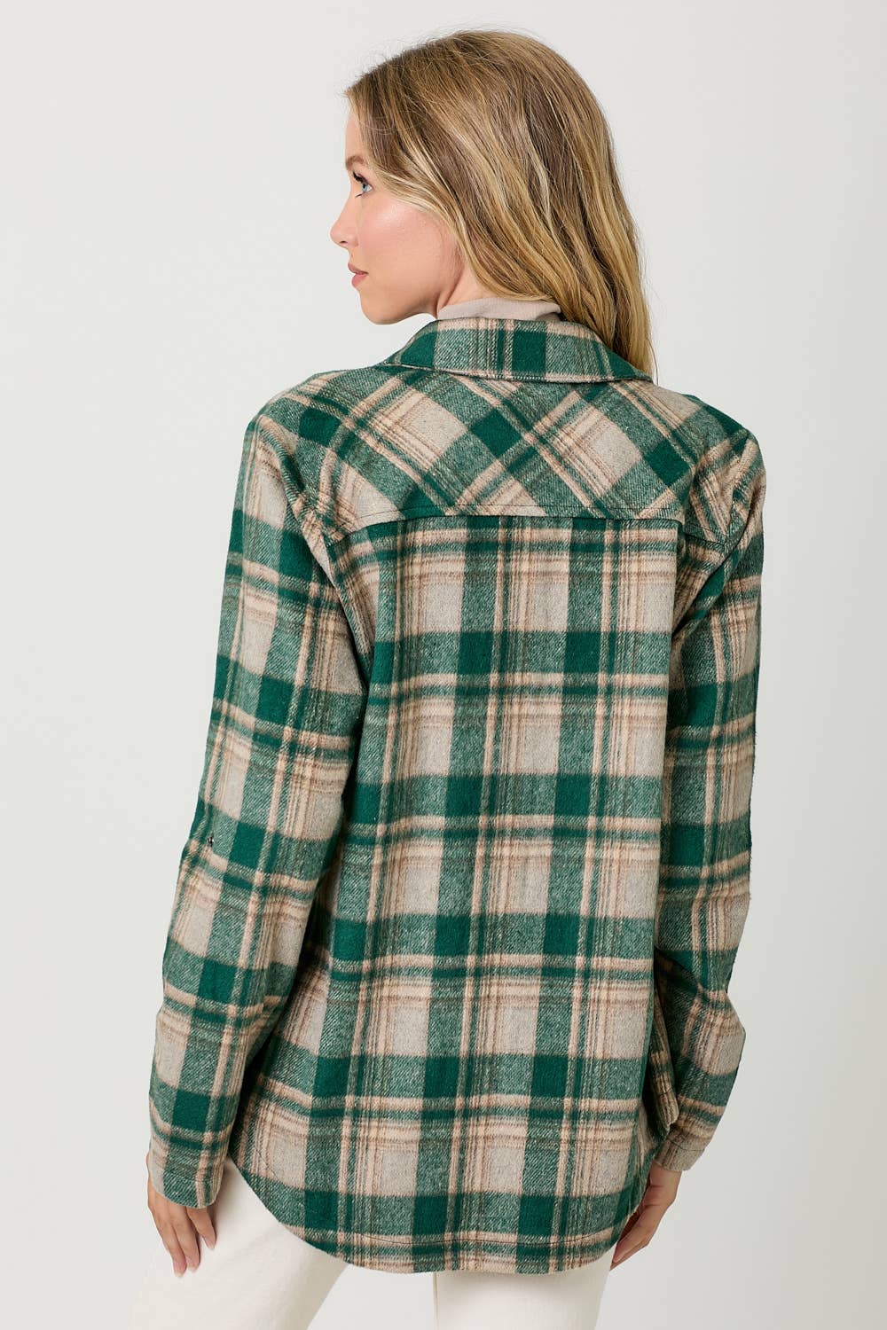 Mystree - Wholesale Shirt Jacket/Shacket - Women's - 60406 Plaid Shacket 21