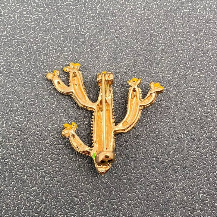 Mio Queena - Wholesale Brooch - Enamel Cactus Brooch2