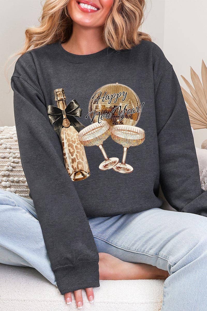 COLORBEAR - Wholesale T-Shirt (Graphic) - Women's - Cheers Champagne Graphic Sweatshirt6