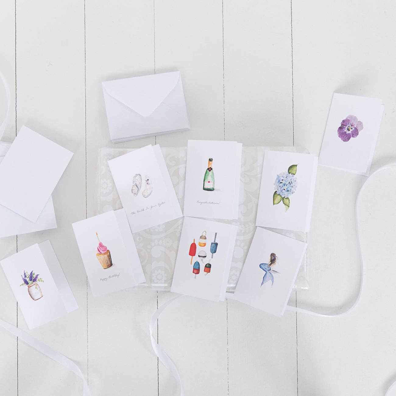 Finding Silver Pennies - Wholesale Congratulations card - Champagne Mini Note Card | Celebration Enclosure Card5