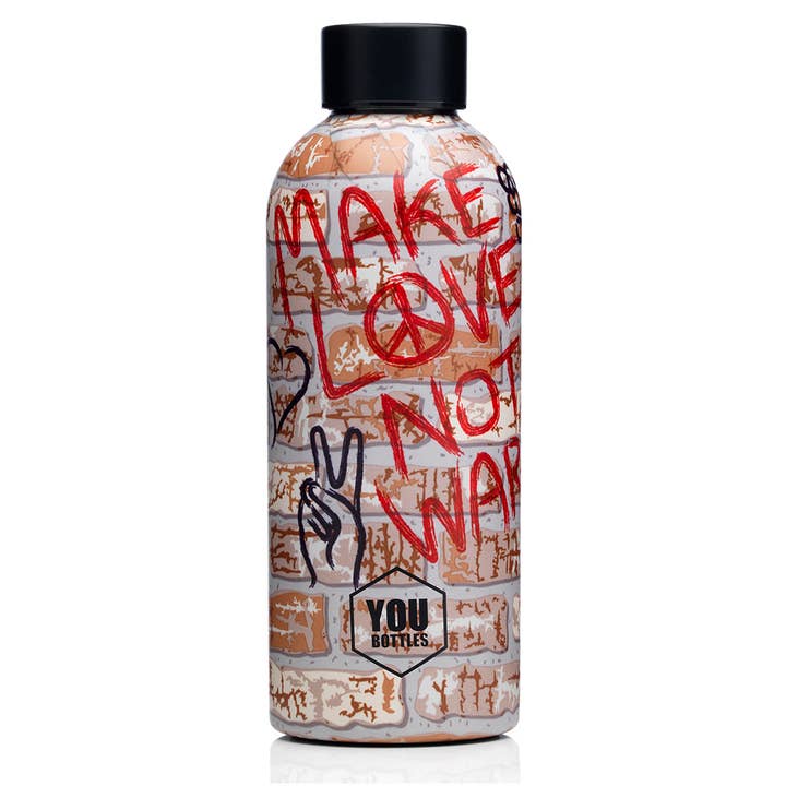 Thermal bottle 500ml — Make Love Not War for wholesale by YouBottles