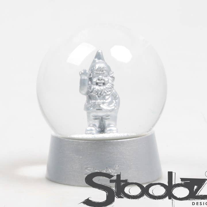 SKAKANDE TOMTE FUCK YOU 10X10X12 CM SILVER STOOBZ DESIGN för wholesale av Imhof & Stevens BV