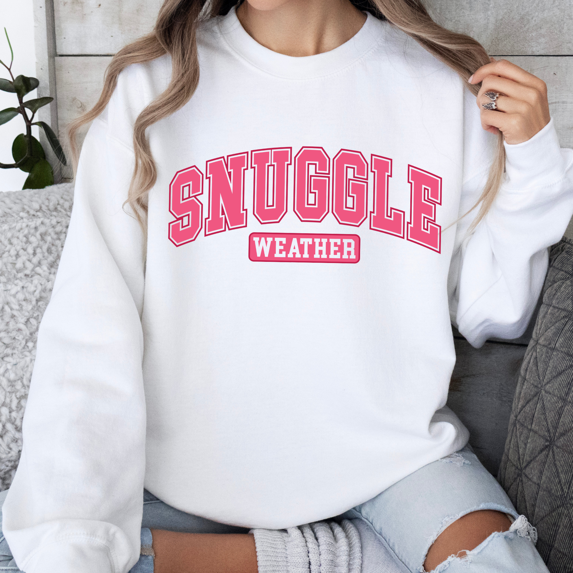 ATTA TOOD Wholesale - Wholesale Graphic Sweatshirt - Women's - Snuggle weather sweatshirt, women's winer crewneck, Holiday1