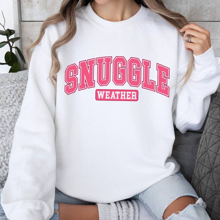 ATTA TOOD Wholesale - Wholesale Graphic Sweatshirt - Women's - Snuggle weather sweatshirt, women's winer crewneck, Holiday1