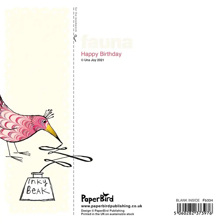 Paper Bird Publishing – wholesale Birthday card – Inkybeak Happy Birthday1