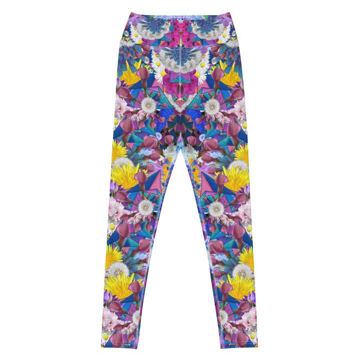 Flerfarvet Blomster Leggings for engroshandel hos Tata Christiane