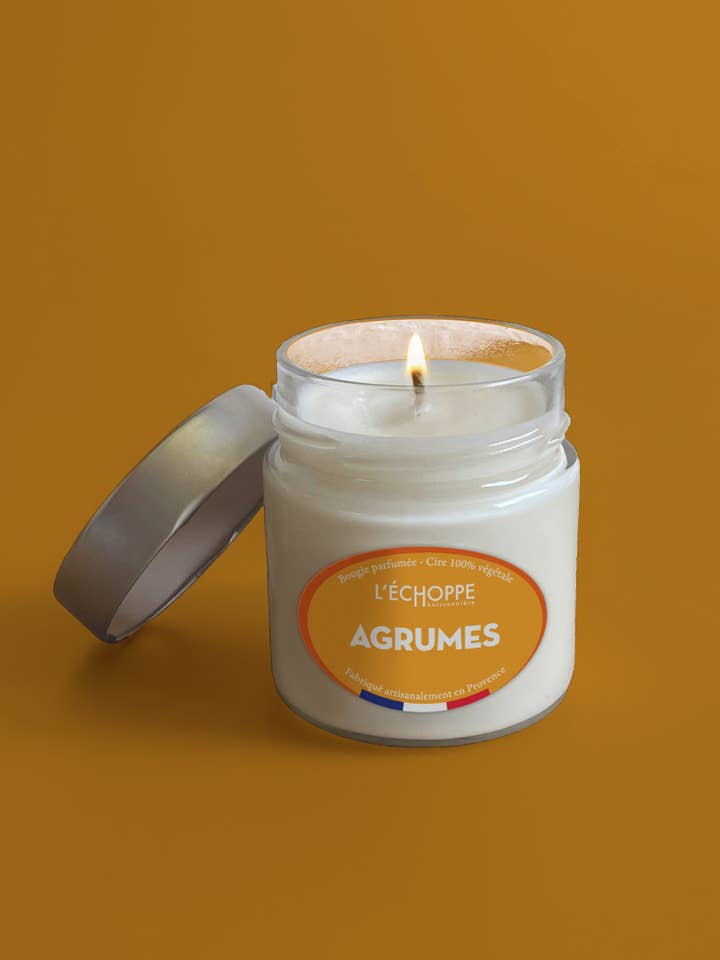 Citrus - Doftljus 180g för wholesale av L'Échoppe Buissonnière