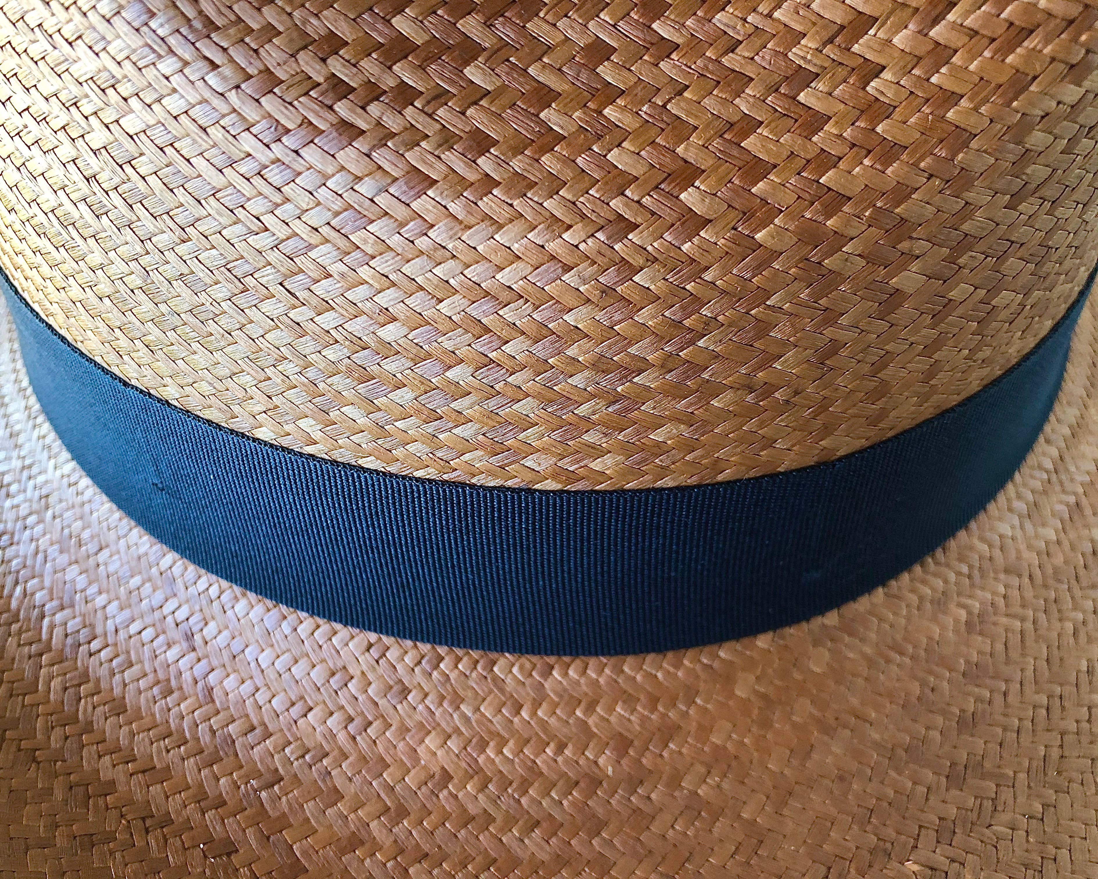 AWANA – Chapéu de palha – Mulher por atacado – Chapéu de palha Toquilla clássico para ela (Chapéu Panamá)7