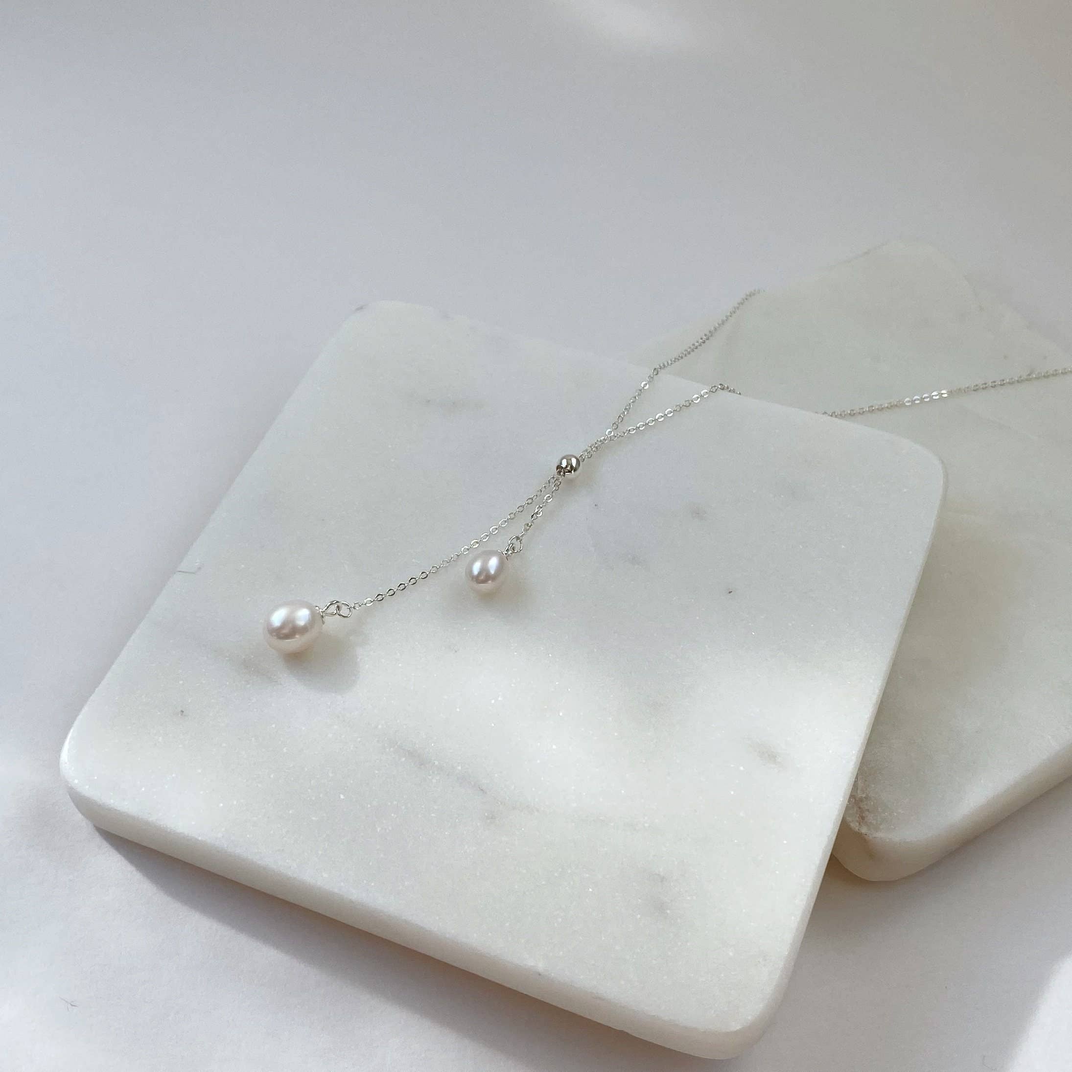 iBijoux - Venta al por mayor Collares con colgantes/abalorios - Collar colgante de perlas de agua dulce en plata de ley (1N05c)6