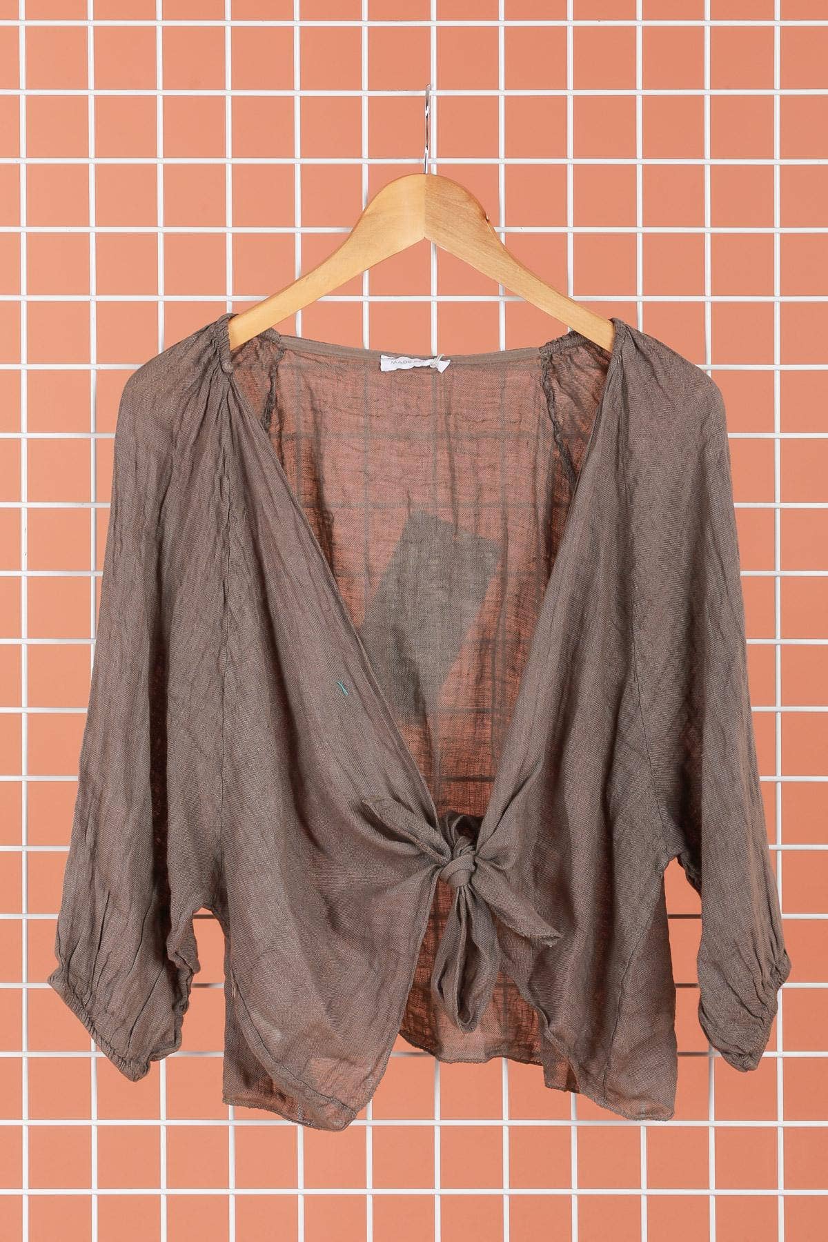 la maison des fibres naturelles - Wholesale Blouse - Dames - Linnen overslagtop 621286 van 100% linnen27