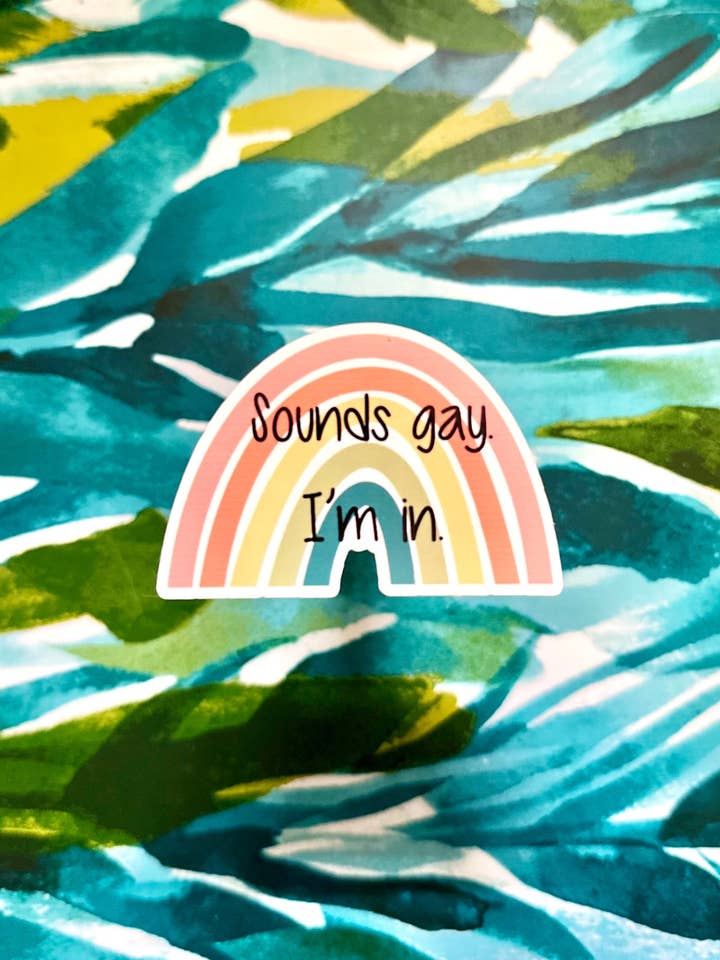 Pegatina del orgullo gay, calcomanía impermeable, pegatina divertida, LGBTQ para venta al por mayor de Korr Sticker Co