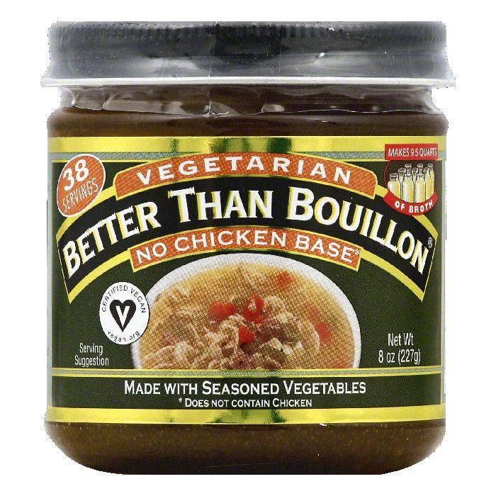 KeHE Distributors, LLC - Wholesale Broth - Better Than Bouillon Vegetarian No Chicken Base, 8 OZ