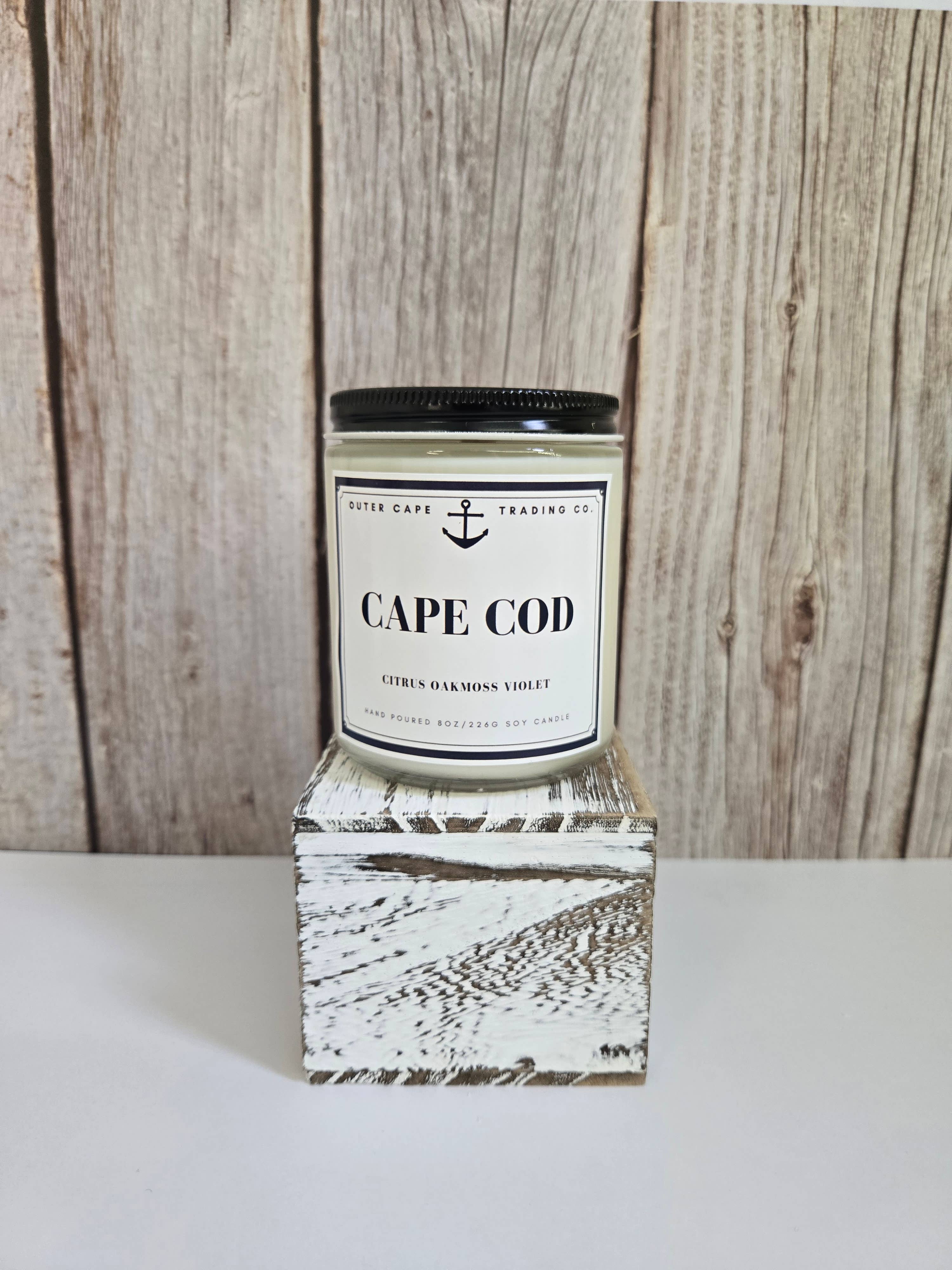 Outer Cape Trading Company - Vente Bougie en bocal - Bougie en cire de soja Cape Cod avec mèche en bois crépitante en gros vrac2