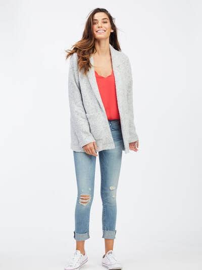 Warhol Cardigan (Off White) for wholesale by SOCIALITE