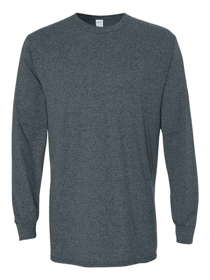 MYES BULK APPAREL - Wholesale T-Shirt - Unisex - Gildan Unisex Soft Heavy Cotton Long Sleeve Tee 9