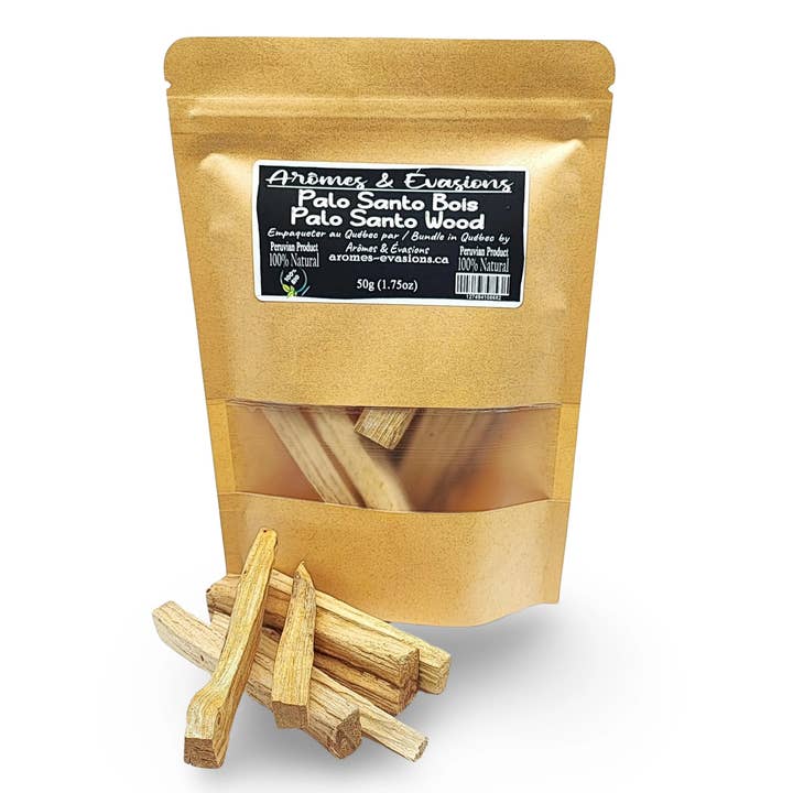 Incense Wood - Palo Santo - Peruvian - 50g for wholesale by Arômes & Évasions