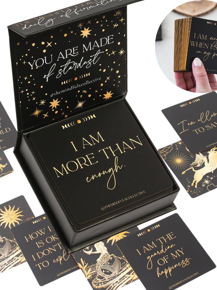 Prosperity Affirmation Cards - 50 Cards for wholesale by The Mindful Collective