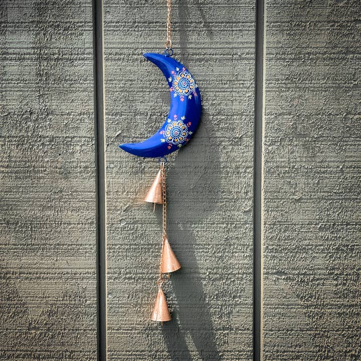 Mira Fair Trade - Wholesale Wind Chime - Cosmic Blue Moon2