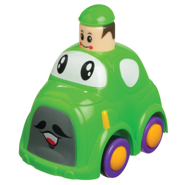 Toysmith - Wholesale Toy Car/Truck - Kids - Zoomsters Push And Go Toy Car