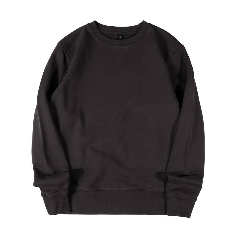 Rosa Clothing - Wholesale Sweatshirt - Women's - Athleisure loose fit plain cotton crewneck Sweatshirt15