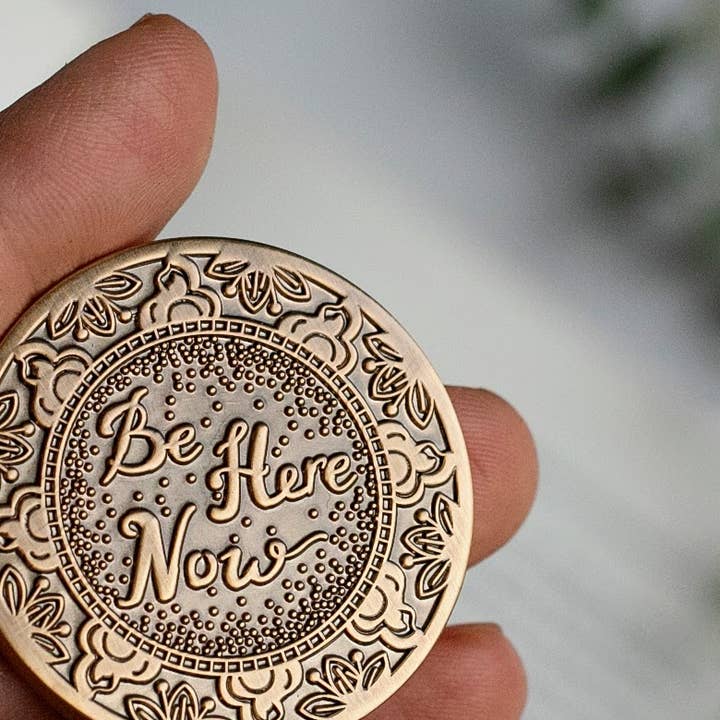 Mantra Medallions - Wholesale Keepsake Coin/Token - I Am Not Alone Mantra Medallion - Anti Anxiety, Mindfulness, Sobriety3