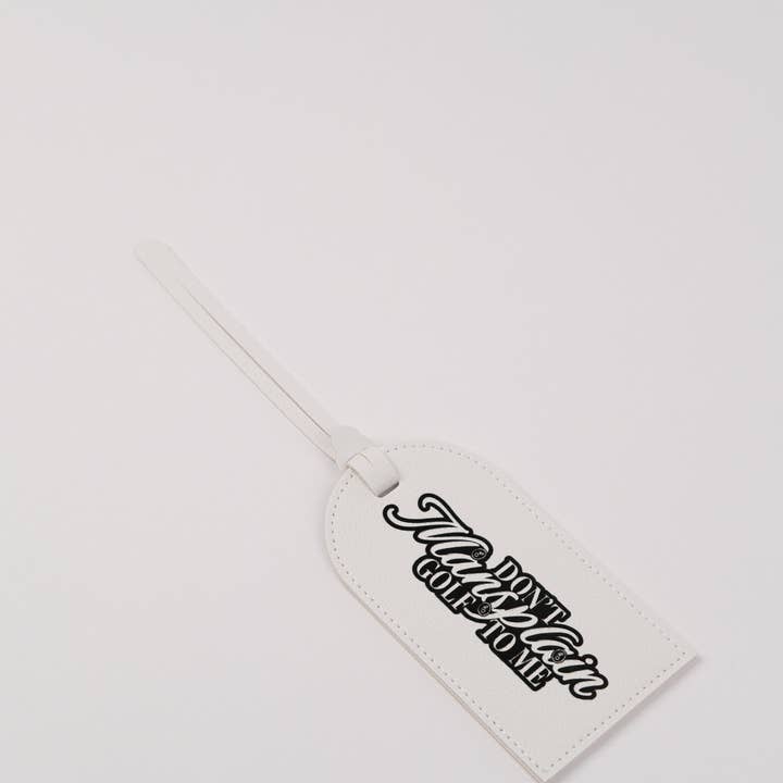 Blanc Don't Mansplain Golf To Me - Étiquette de sac en vente sur Faire