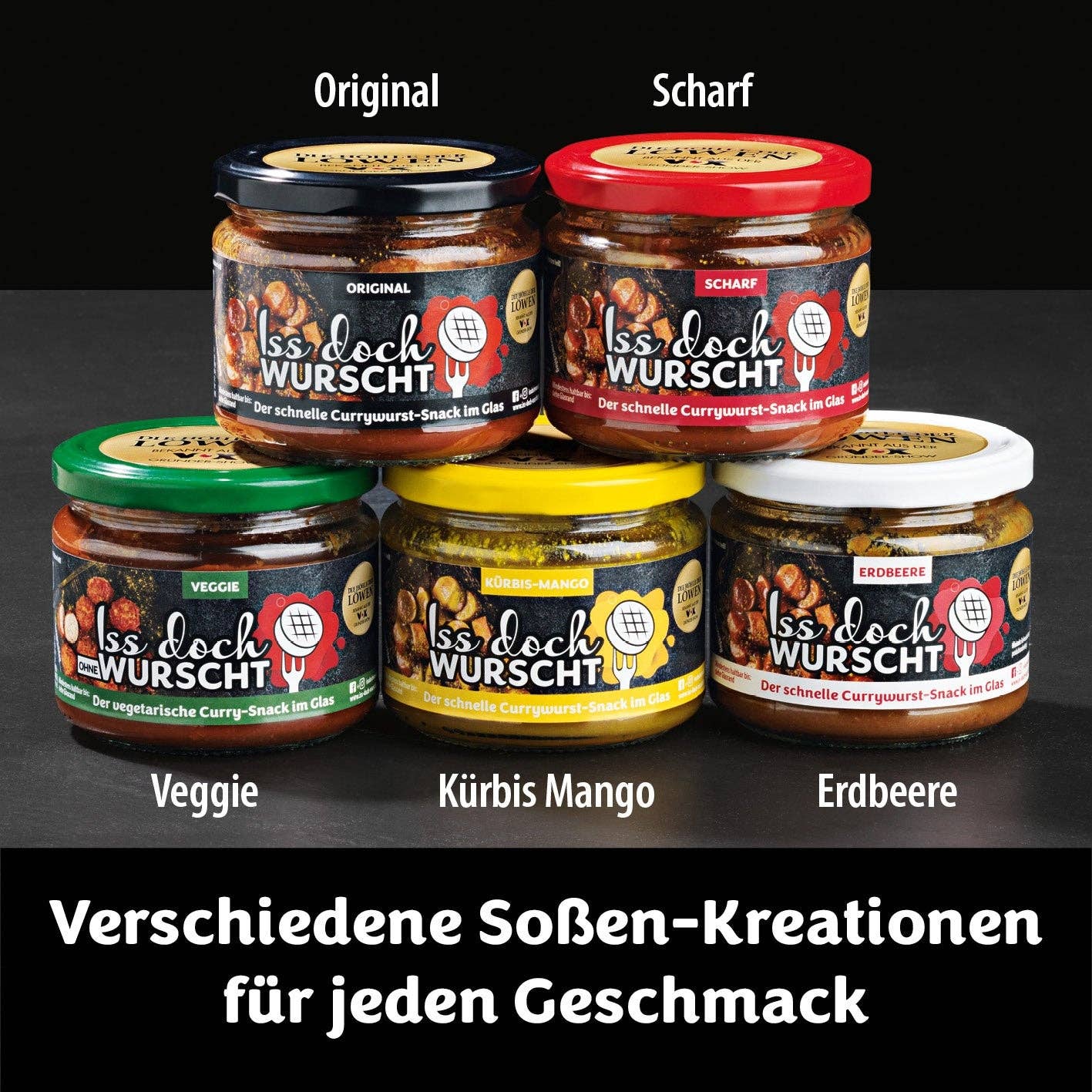 Iss doch Wurscht - Vente Sauces - Currywurst Original - Lot de 6 - Meilleure vente - Iss doch Wurscht11