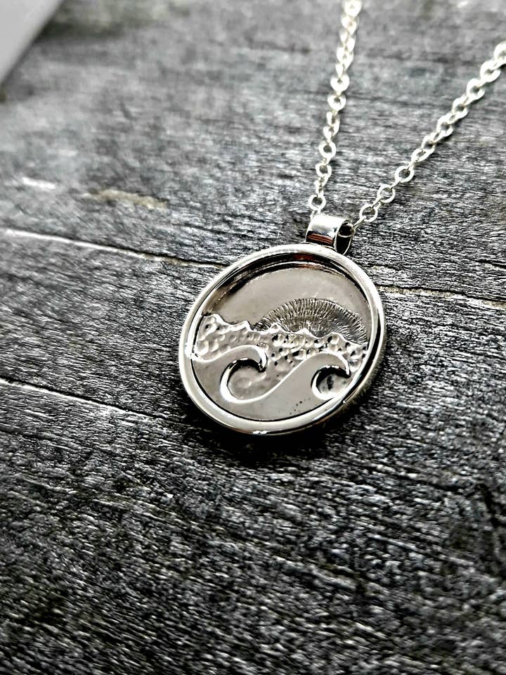 Sea Little Scene Necklace for wholesale by Caerynys Shed Jewellery