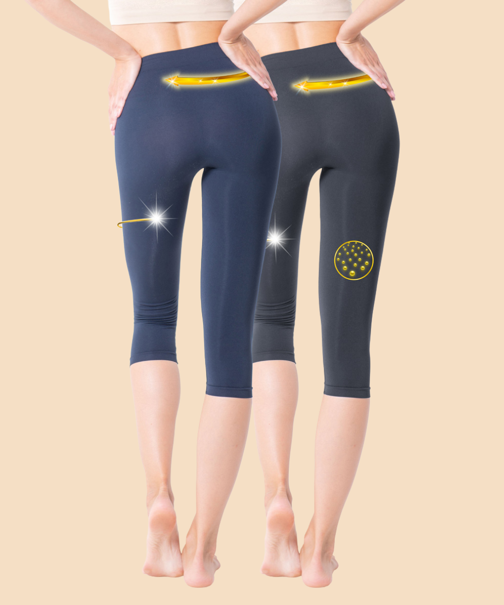 Anaissa - Wholesale Athletic/Lounge Leggings - Women's - Pack-2 Capri Push Up Leggings 160 den FIR Technology Lena1