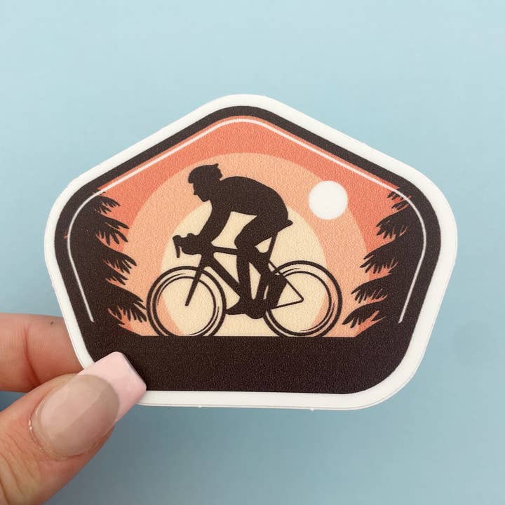 Road Biking Vinyl Sticker for wholesale by MOJA