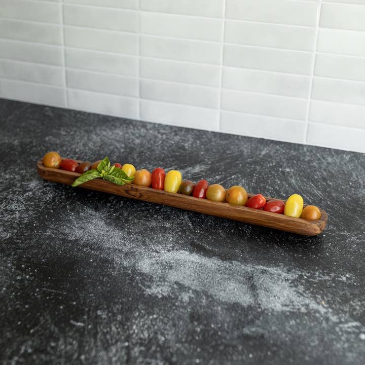 Silas Sheesham Wood Antipasti Serving Dish for wholesale by Foreside Home & Garden