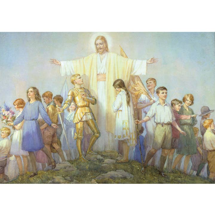 Se, jag sänder er ut - Margaret Tarrant vykort för wholesale av Ganymed Press