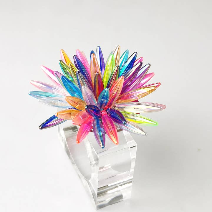 Conjunto de 4 Argolas de Guardanapo Arco-Íris por atacado de JO & PA