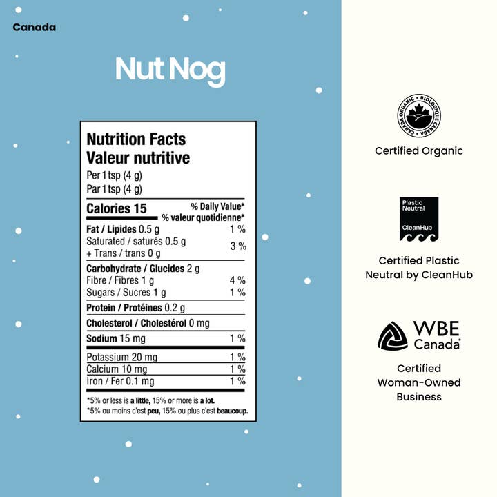 Blume - Wholesale Powdered Health Drink - Superfood Latte Powder, Nut Nog Blend