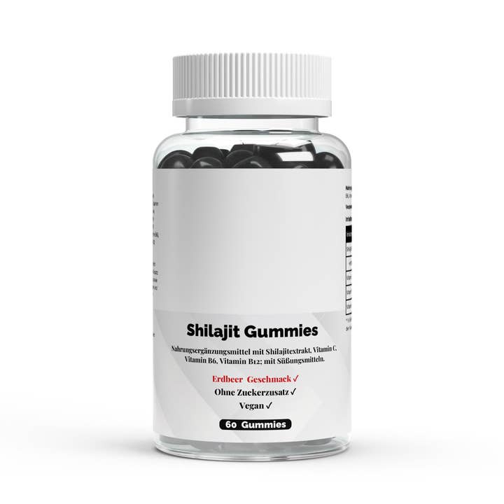 Gummies Shilajit + vitamine C, B6, B12 - 60 stuks voor wholesale door Lojahub.shop