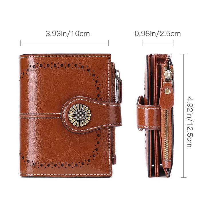 MiMi Wholesale - Wholesale Wallet - Women's - YX25766-6 Lena Vegan Leather Laser Cut Out Detail Wallet4